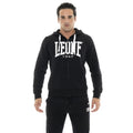 FELPA DA UOMO CON CAPPUCCIO E ZIP LOGO GRANDE MOD. BASIC LEONE