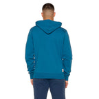 FELPA INVERNALE DA UOMO CON CAPPUCCIO PULL ON LOGO GRANDE MOD. BASIC LEONE