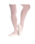 MEZZA PUNTA IN TELA ROSA CON SUOLA A GOCCIA SO DANCA - DANZA
