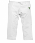 PANTALONE ADIDAS SHORI K999 KARATE KATA WKF CON LOGO BIANCO