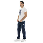 PANTALONE SPORTIVO DA UOMO SENZA POLSINO CON LOGO PICCOLO MOD. BASIC LEONE