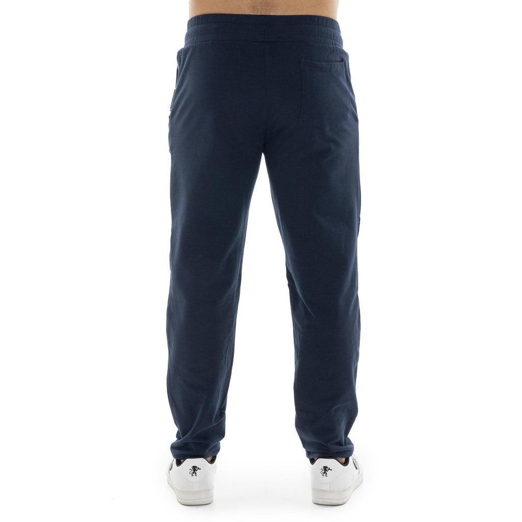 PANTALONE SPORTIVO DA UOMO SENZA POLSINO CON LOGO PICCOLO MOD. BASIC LEONE