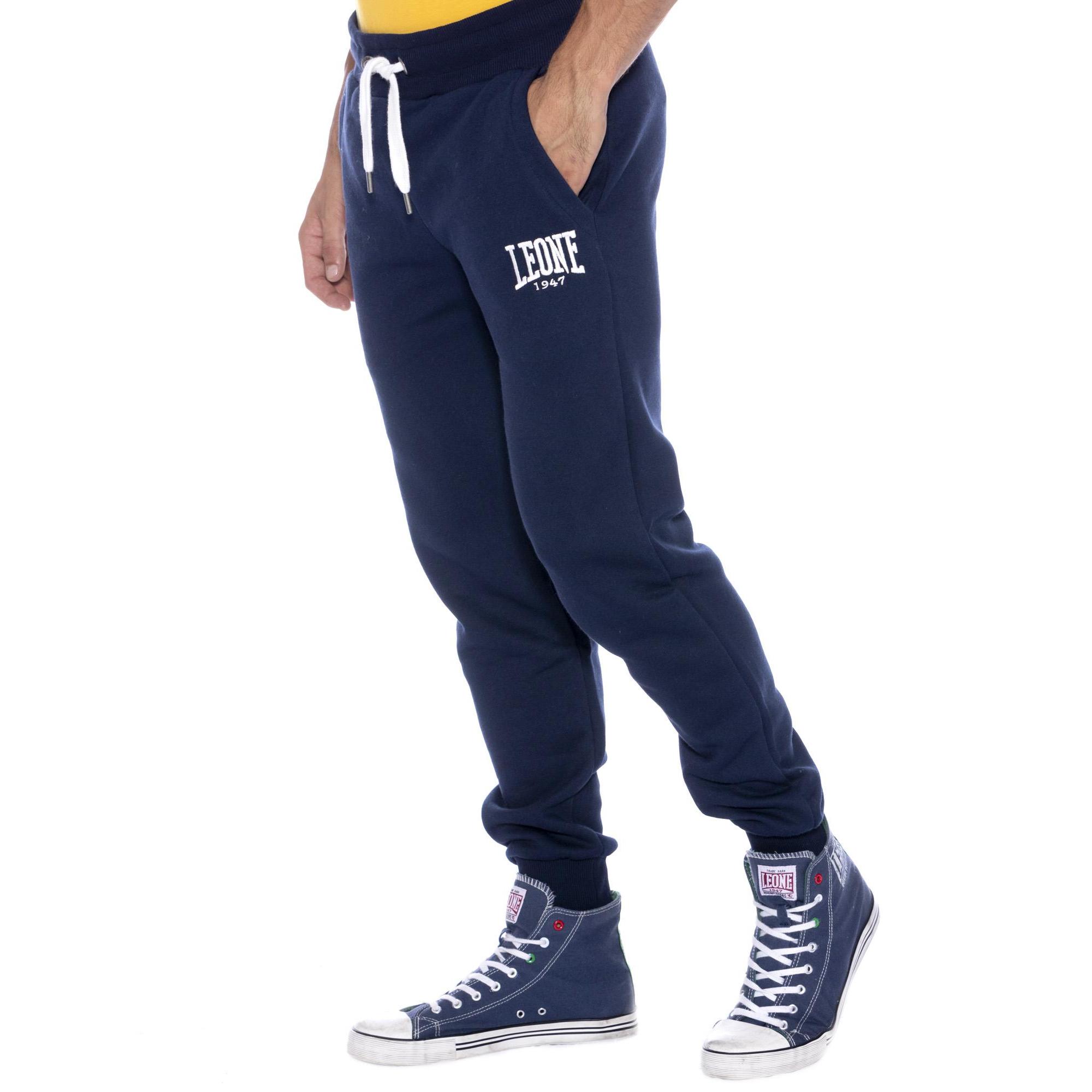 PANTALONI DA UOMO LEONE 1947 APPAREL LOGO EMBROIDERY