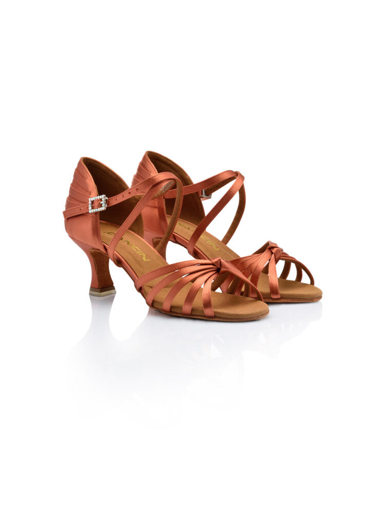 SCARPE DA BALLO CON NODINO , COLORE FLESH TACCO 5,5 DANCIN