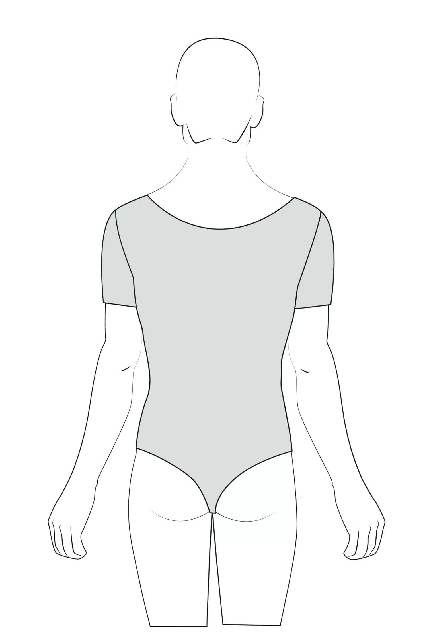 BODY UOMO PERIZOMA MANICA CORTA INTERMEZZO MOD. BODYALMANTAN - DANZA
