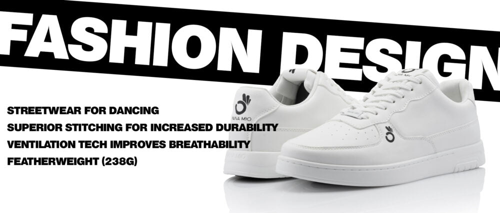 DANCE SNEAKERS WHITE LOW PANAMIO DANCIN
