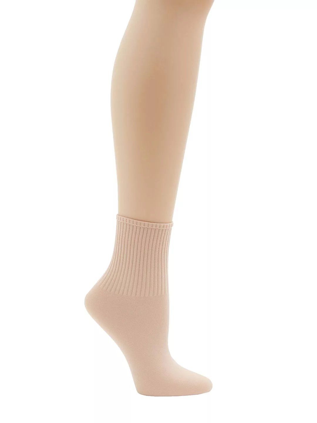 capezio_ribbed_sock_ballet_pink_bg022