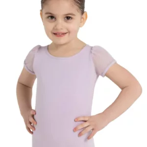 Capezio_Puff_Sleeve_Keyhole_Back_Leotard_Girls_Lavender_11311C_1