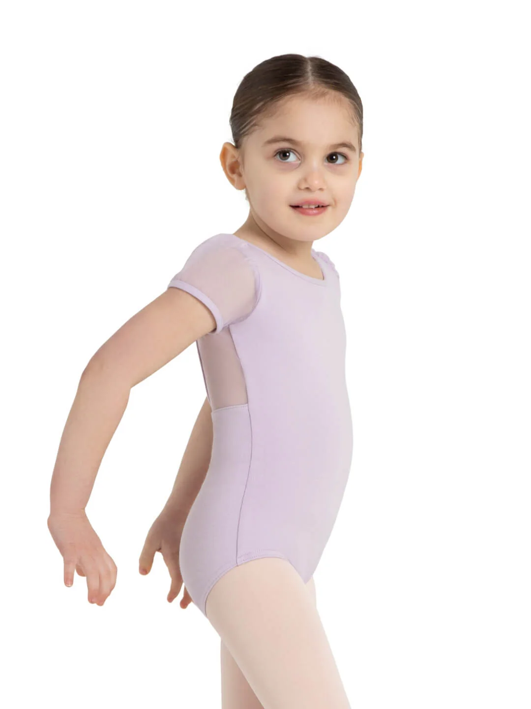 Capezio_Puff_Sleeve_Keyhole_Back_Leotard_Girls_Lavender_11311C_2