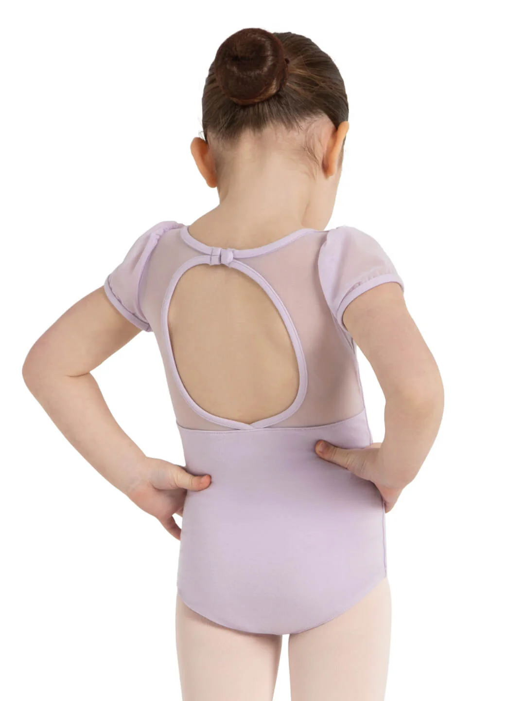 Capezio_Puff_Sleeve_Keyhole_Back_Leotard_Girls_Lavender_11311C_3