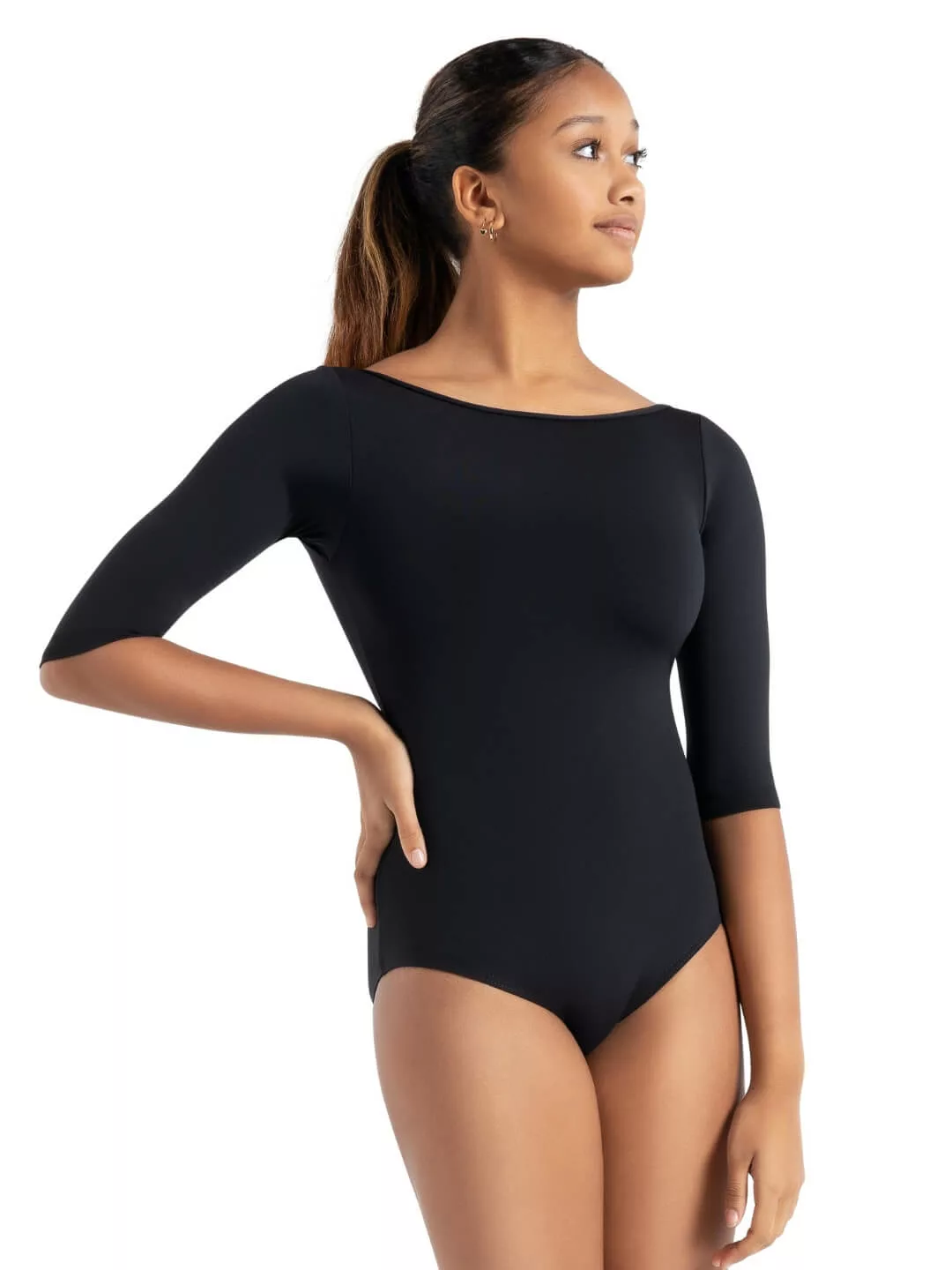 capezio_boatneck_34_sleeve_leotard_black_tb243w_1_5